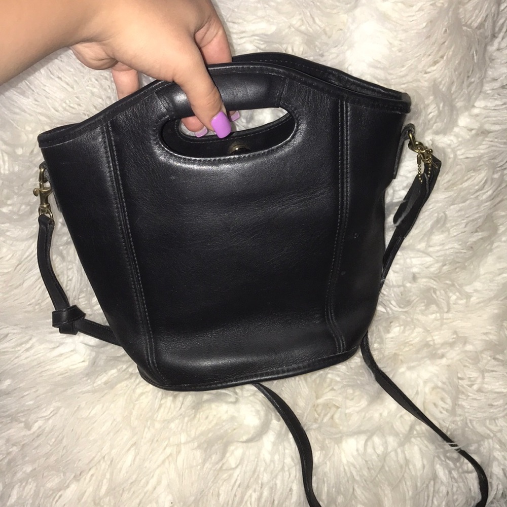 Black Coach Crossbody Purse